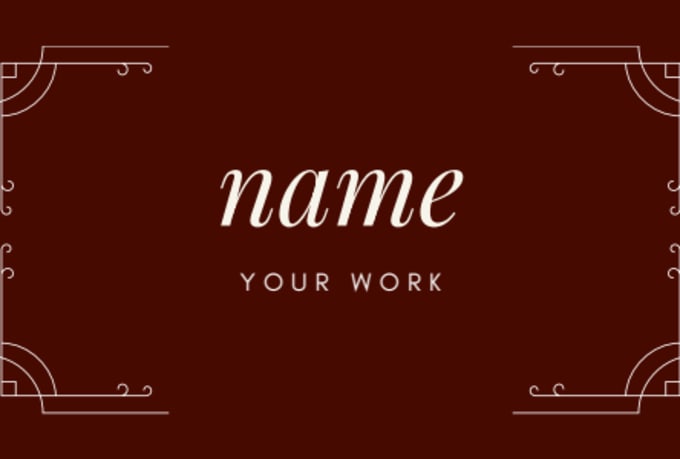 create your bussines card